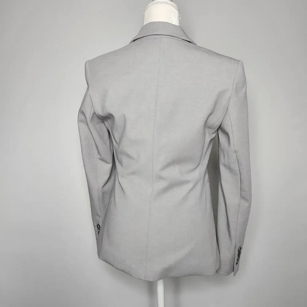 Express Gray Blazer Suit Jacket Women's Size 8